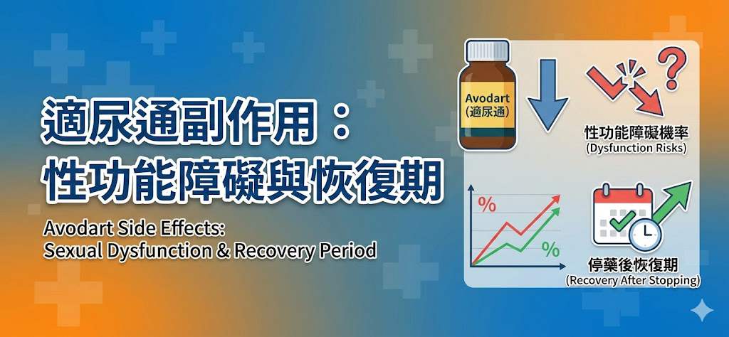 適尿通副作用與後遺症：性功能障礙機率與停藥後恢復期 藥物外觀與包裝示意圖